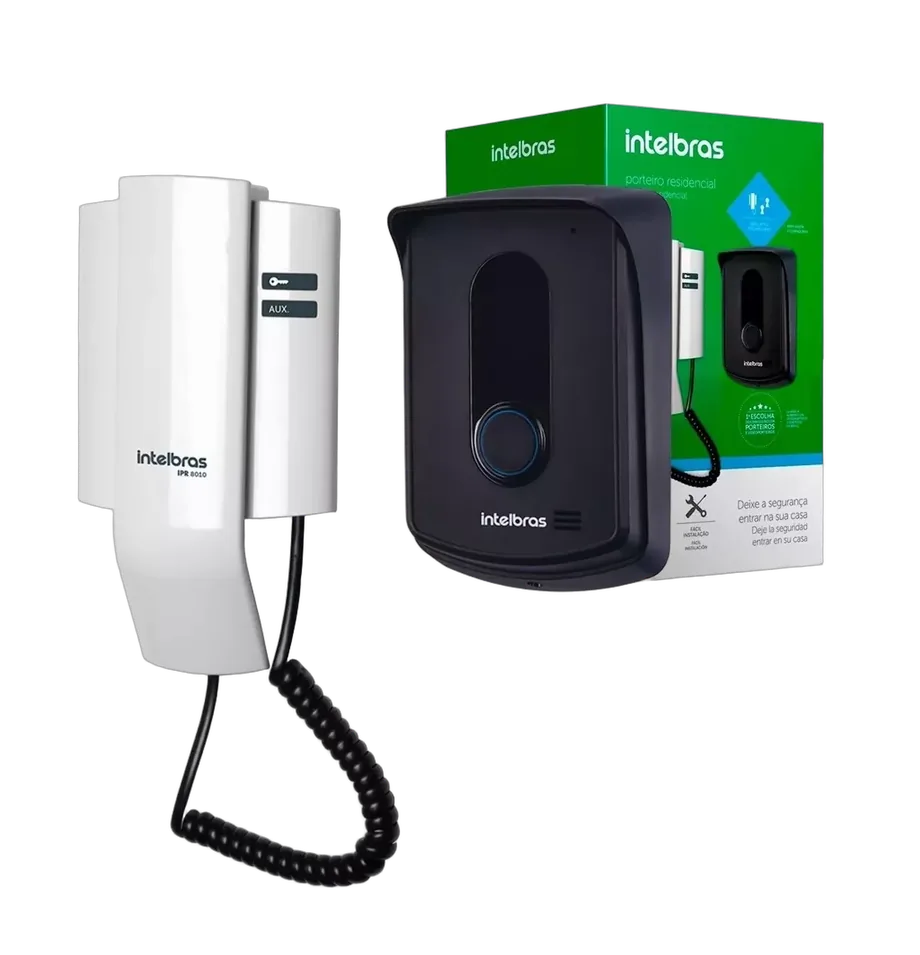 Kit porteiro residencial Intelbras, unidade interna e externa